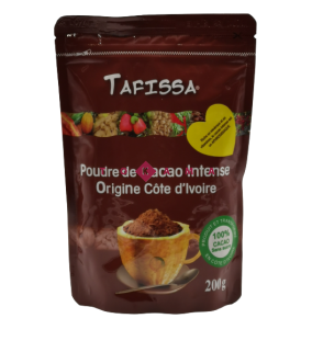 Poudre de cacao bio maigre - Tafissa