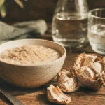 Fruit du baobab (bouye) en porridge avec poudre et pulpe riche en fibres