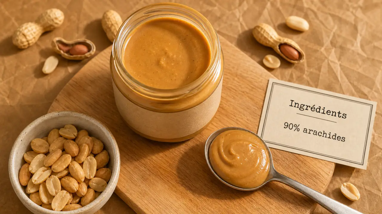 Pâte d’arachide 90% : bocal et cuillère, choisir et conserver