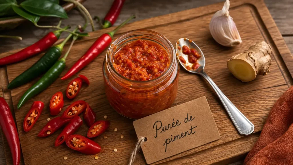 Purée de piment maison : recette rapide, dosage précis et conservation à l’huile