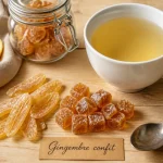Gingembre confit : bienfaits pour la digestion, à consommer avec modération