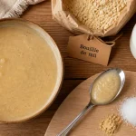 Bouillie de mil chaude, texture onctueuse au bol