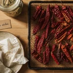 Comment faire sécher des piments sans moisissure : piments sur grille