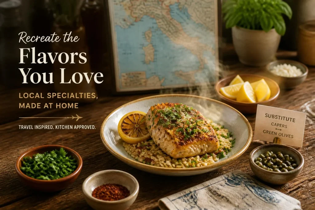 Cuisiner les spécialités locales : technique et substitutions