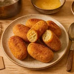 Manioc cuit : croquettes de manioc dorées, 137 kcal
