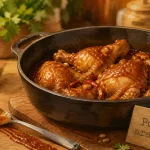 Recette africaine au poulet : poulet arachide sauce tomate, oignons et piment