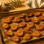 Recette banane plantain rôtie au four, rondelles caramélisées