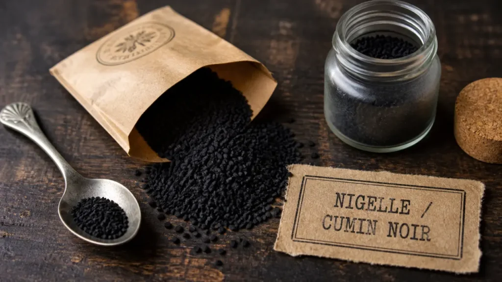Sanouj en français : nigelle, cumin noir ou habba sawda ?