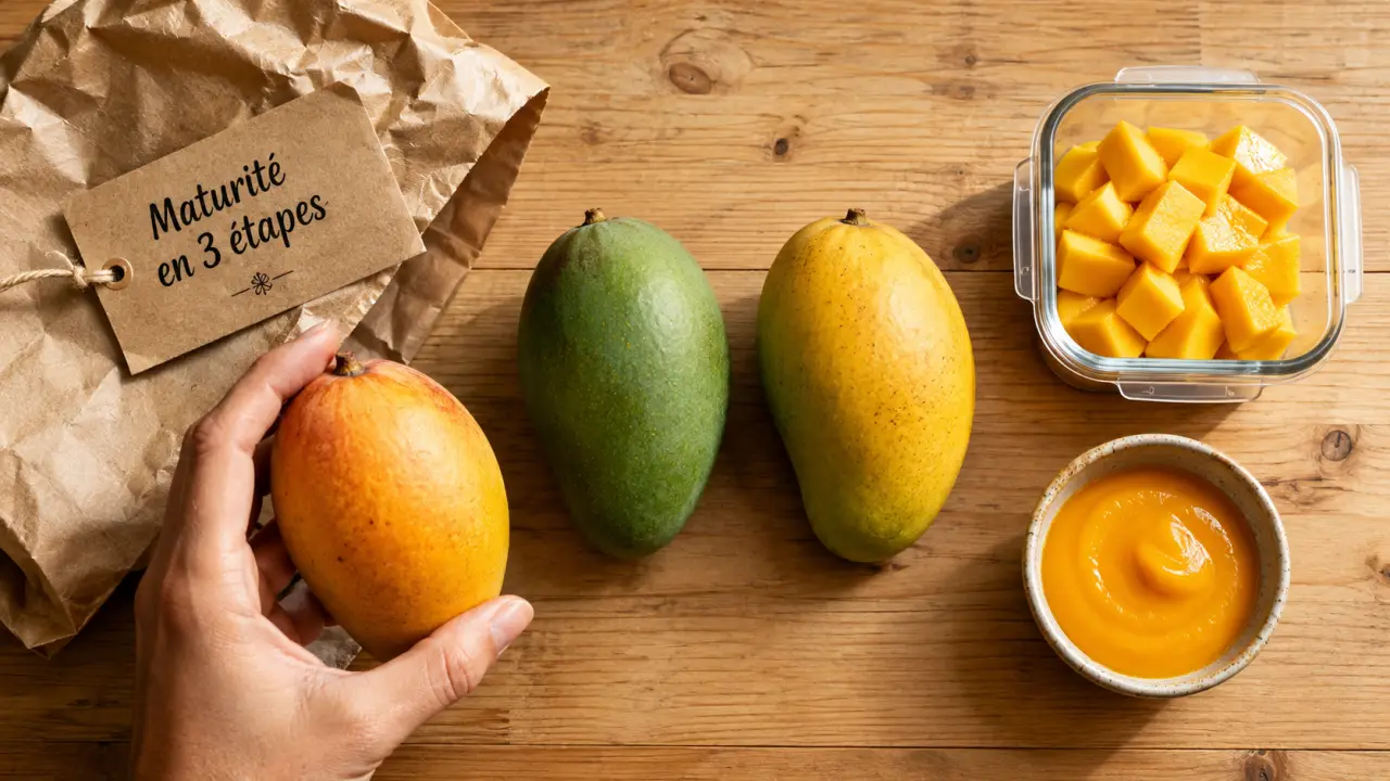 Conservation mangue : comment garder vert, presque mûr et mûr