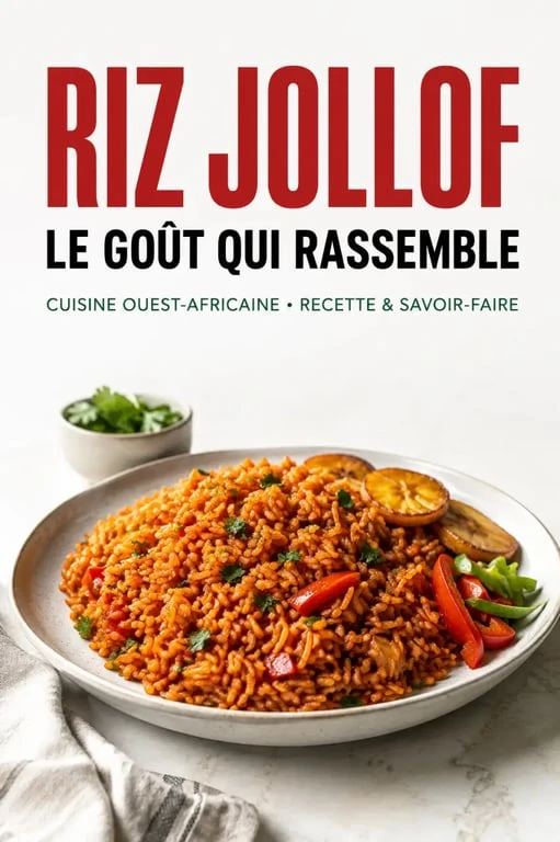 Riz jollof recette maison aux grains rouges bien séparés