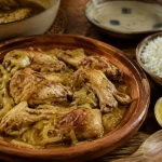 Recette du yassa poulet au citron et oignons fondants