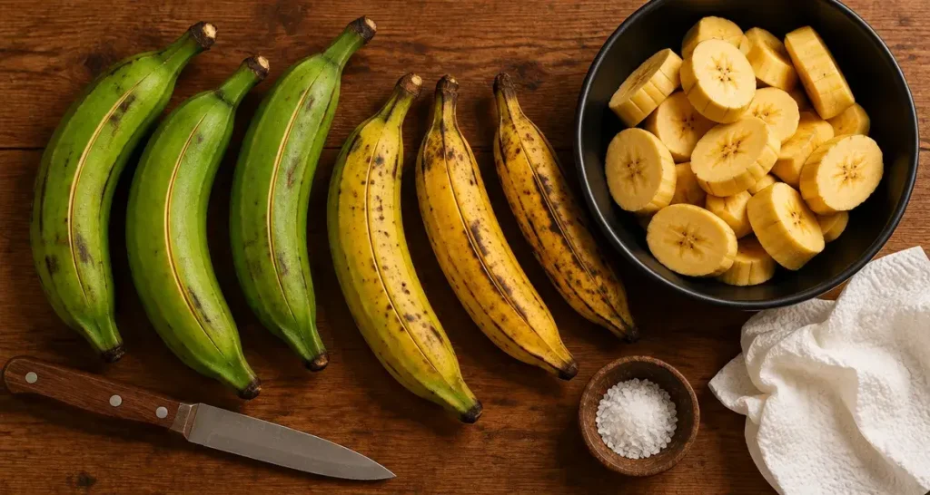 Banane plantain verte ou mûre : choisissez la cuisson selon la texture recherchée
